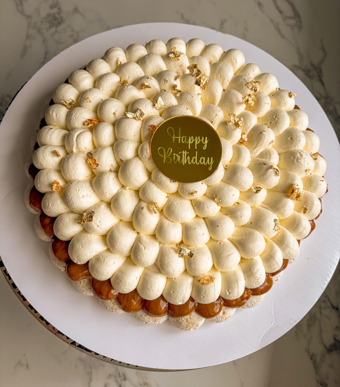 Banana Pavlova — A new Cakish pavlova with fresh banana layered beneath generous hand-piped cream